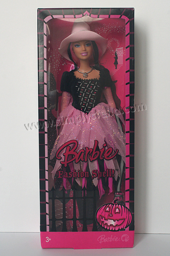 2008 Halloween Barbie Box, Front