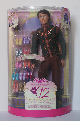 Ken as Derek,"12 Dancing Princesses" Box - Front