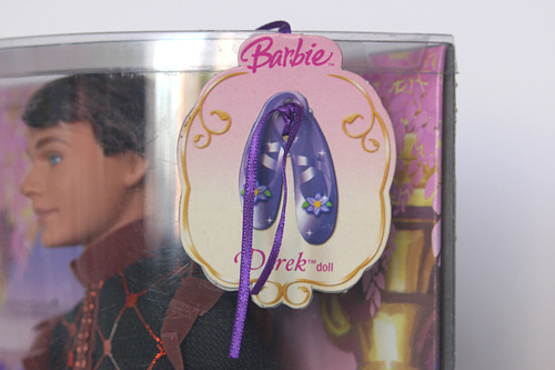 Ken as Derek,"12 Dancing Princesses", Box Detail