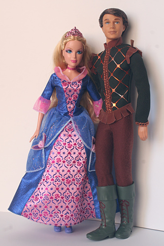 Ken as Derek,"12 Dancing Princesses", with Barbie