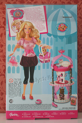 Pet Shop Barbie Box - Back