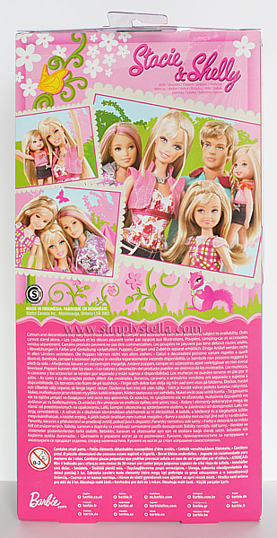 Barbie Family: Stacie And Shelly - Box, Back