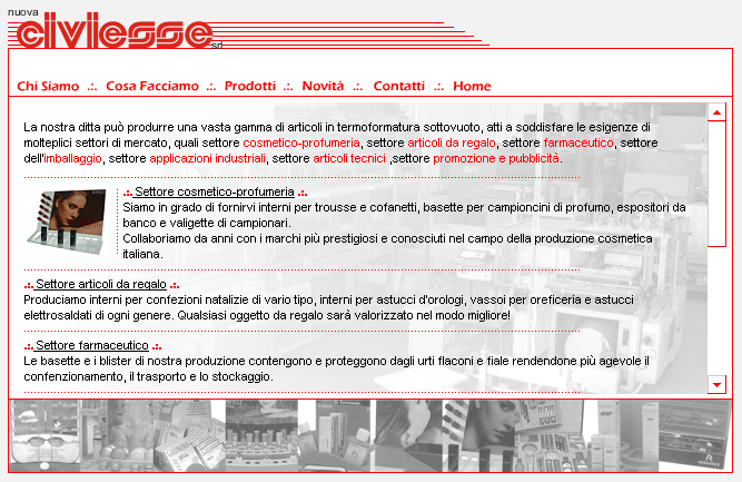 Nuova CiViEsse layout