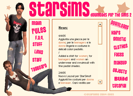 Starsims layout V.2