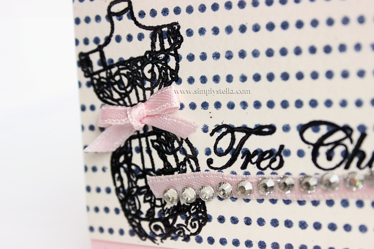 Polka dots Dress Form card