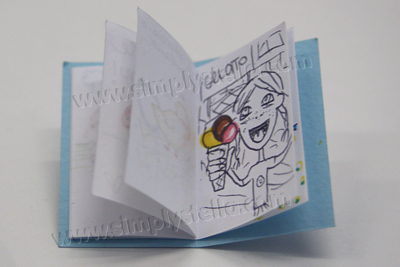 Mini book - inside view