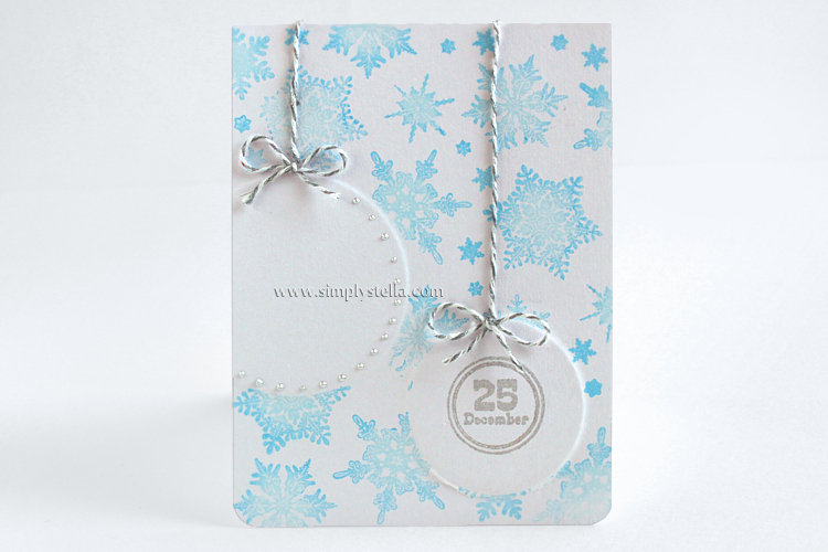 Embossed Snowflakes Card